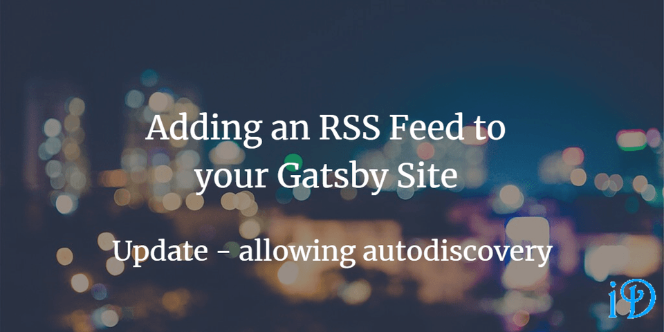 rss feed gatsby update2