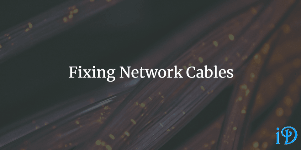 fixing network cables