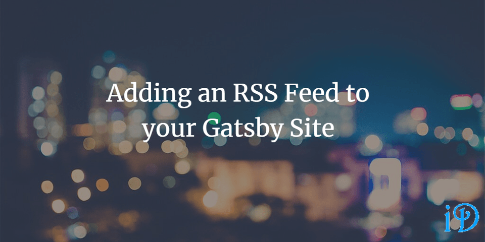 rss feed gatsby